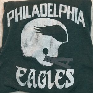 Junk Food Clothing Green Philadelphia Eagles Long Sleeve Tee